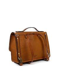 Оранжевый кожаный портфель от Long River