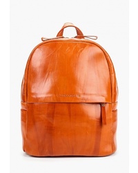 Женский оранжевый кожаный рюкзак от Alexander Tsiselsky