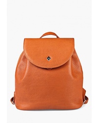 Женский оранжевый кожаный рюкзак от Artskill