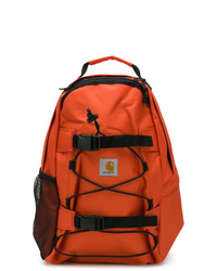 Мужской оранжевый кожаный рюкзак от Carhartt WIP