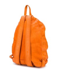 Мужской оранжевый кожаный рюкзак от Giorgio Brato