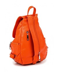 Женский оранжевый кожаный рюкзак от Jane's Story