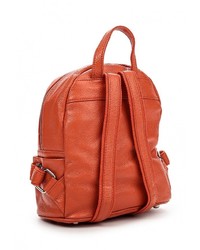Женский оранжевый кожаный рюкзак от Jane's Story