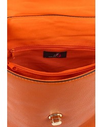 Женский оранжевый кожаный рюкзак от Jane Shilton
