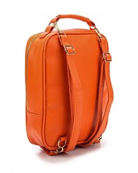 Женский оранжевый кожаный рюкзак от Kawaii Factory