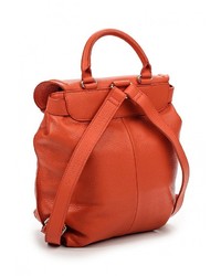 Женский оранжевый кожаный рюкзак от See by Chloe