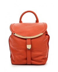 Женский оранжевый кожаный рюкзак от See by Chloe