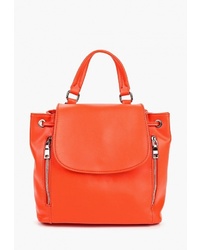 Женский оранжевый кожаный рюкзак от Vitacci