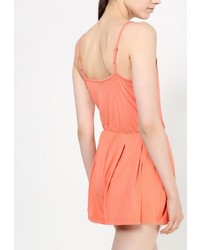 Оранжевый комбинезон с шортами от Topshop