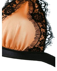 Оранжевый кружевной бикини-топ от Oseree
