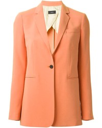 пиджак твид оранжевого цвета