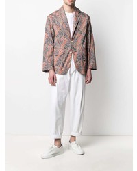 Мужской оранжевый пиджак с "огурцами" от MACKINTOSH