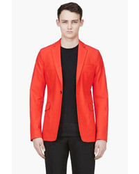 Мужской оранжевый пиджак от Acne Studios