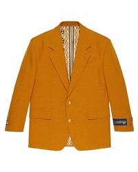 Мужской оранжевый пиджак от Gucci