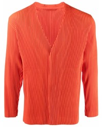 Мужской оранжевый пиджак от Homme Plissé Issey Miyake