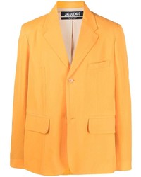 Мужской оранжевый пиджак от Jacquemus