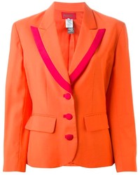 Женский оранжевый пиджак от Kenzo