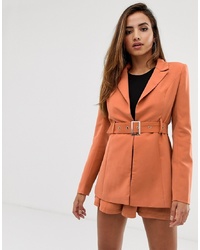Женский оранжевый пиджак от Missguided