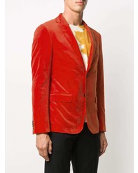 Мужской оранжевый пиджак от Z Zegna