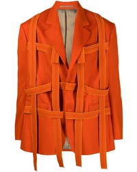 Мужской оранжевый пиджак от Walter Van Beirendonck Pre-Owned