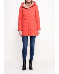 Женский оранжевый пуховик от Clasna