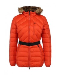 Женский оранжевый пуховик от Featuring