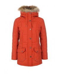 Женский оранжевый пуховик от FiNN FLARE