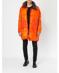 Мужской оранжевый пуховик от Isaac Sellam Experience