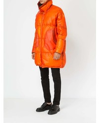Мужской оранжевый пуховик от Isaac Sellam Experience