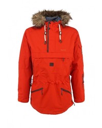 Мужской оранжевый пуховик