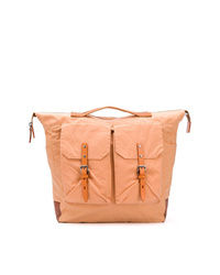 Оранжевый рюкзак из плотной ткани