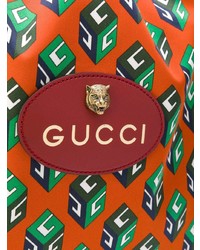 Мужской оранжевый рюкзак от Gucci