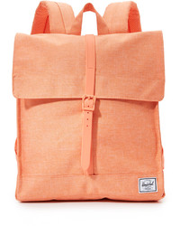 Женский оранжевый рюкзак от Herschel