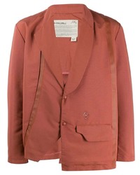 Мужской оранжевый сатиновый пиджак от A-Cold-Wall*