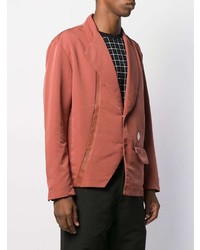 Мужской оранжевый сатиновый пиджак от A-Cold-Wall*