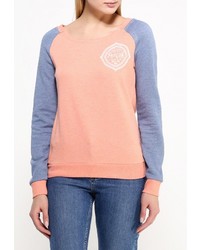 Женский оранжевый свитер с круглым вырезом от Animal