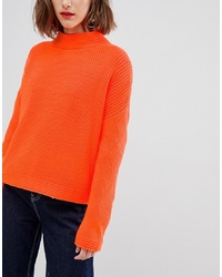 Женский оранжевый свитер с круглым вырезом от ASOS DESIGN