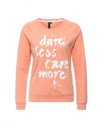 Женский оранжевый свитер с круглым вырезом от BlendShe