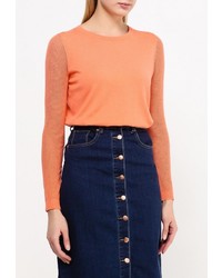 Женский оранжевый свитер с круглым вырезом от BOSS ORANGE