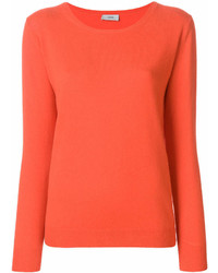Женский оранжевый свитер с круглым вырезом от Closed