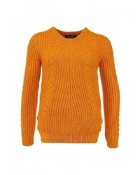 Женский оранжевый свитер с круглым вырезом от Conver