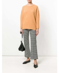 Женский оранжевый свитер с круглым вырезом от Humanoid