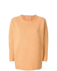 Женский оранжевый свитер с круглым вырезом от Humanoid