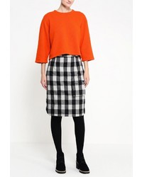 Женский оранжевый свитер с круглым вырезом от Iceberg