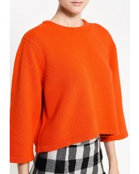Женский оранжевый свитер с круглым вырезом от Iceberg