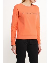 Женский оранжевый свитер с круглым вырезом от Jacqueline De Yong