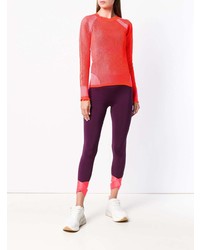 Женский оранжевый свитер с круглым вырезом от Pinko