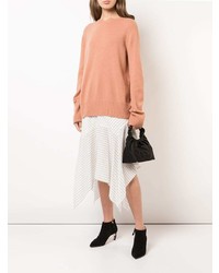 Женский оранжевый свитер с круглым вырезом от The Row