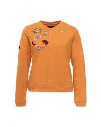 Женский оранжевый свитер с круглым вырезом от Medicine