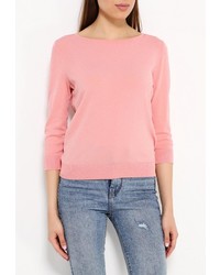 Женский оранжевый свитер с круглым вырезом от More&amp;More